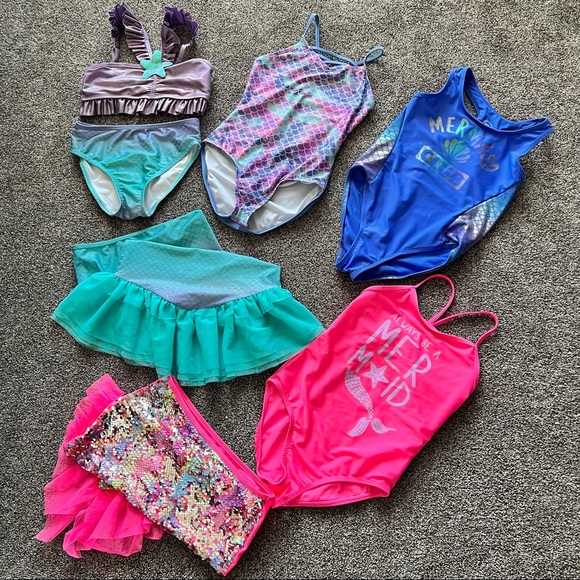 Disney Other - Girls size 7/8 swimsuits.